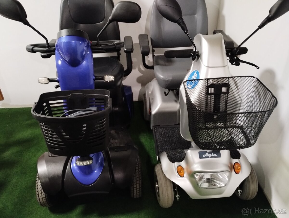 Elektrický invalidní skútr, TOP STAV, BEZ ŠKRÁBANCŮ - 9