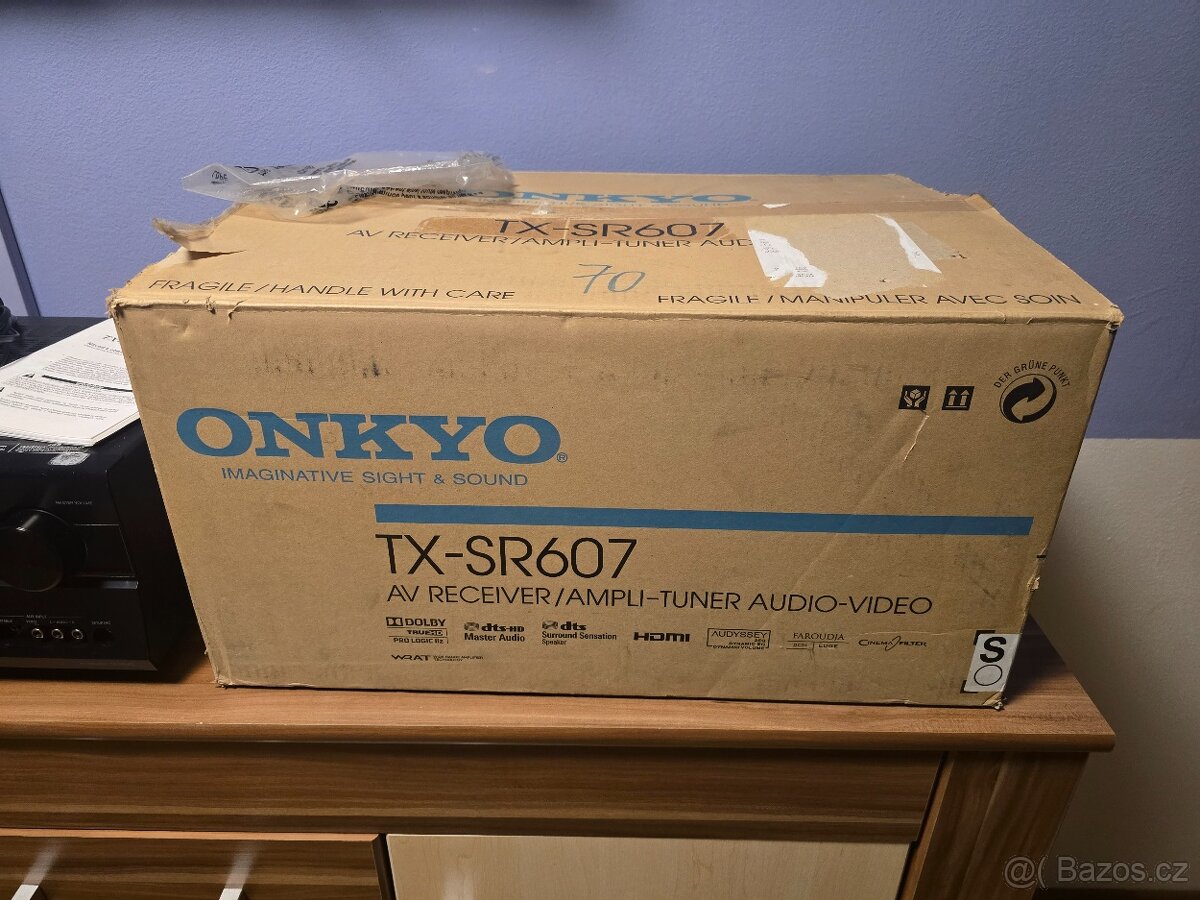 Prodám receiver Onkyo TX-SR607 – výborný stav, plně funkční - 9