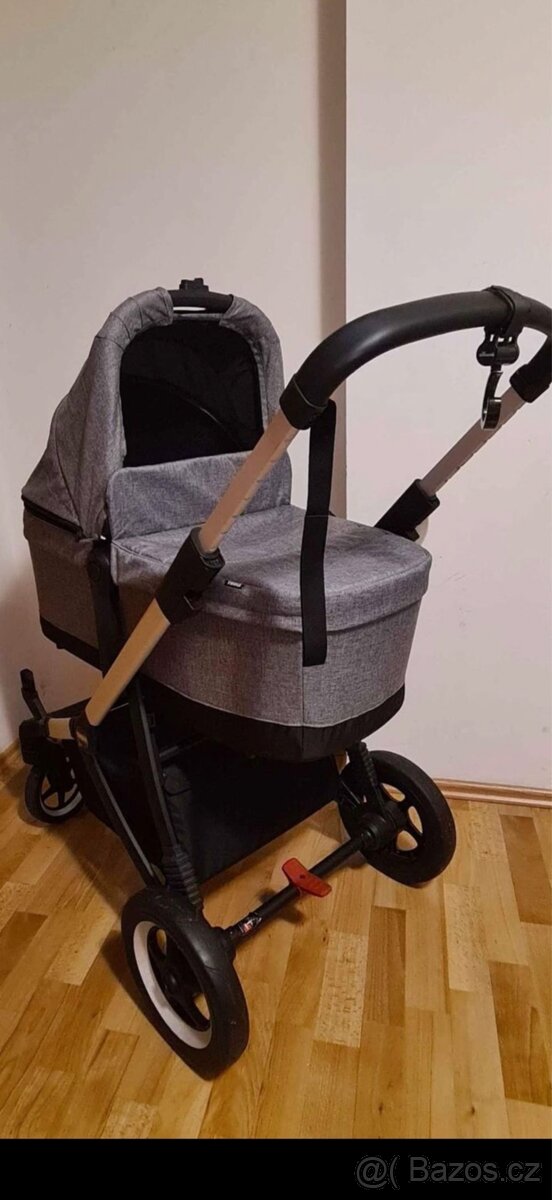 Kočárek Thule Sleek + korbička + autosedačka + další - 9
