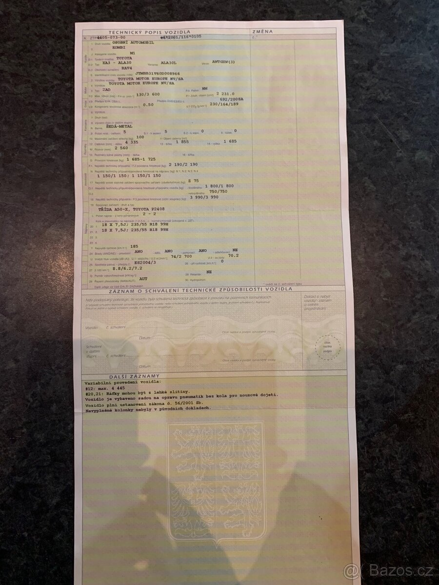 Rav 4 automat nášlapy - 9