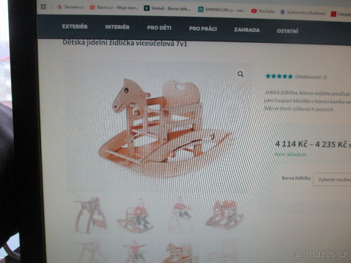 Víceúčelová dětská židliščka 7v1 - 9