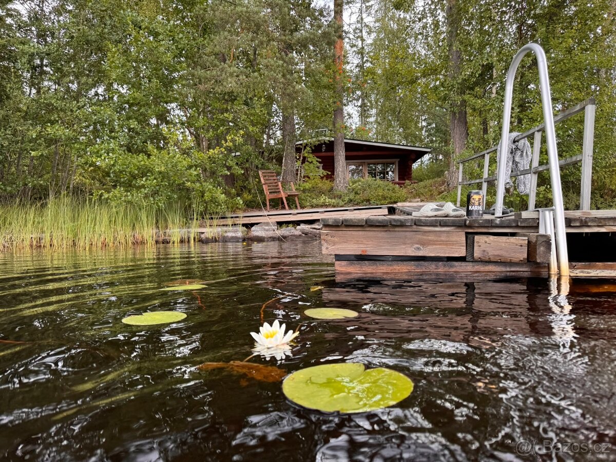 Finsko - ryby - relax - sauna - tradiční chata u jezera - 9