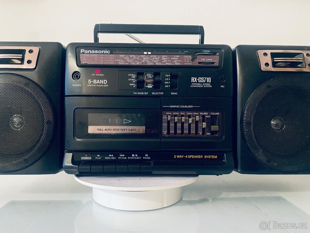 Radiomagnetofon Panasonic RX-CS 710, rok 1991 - 9