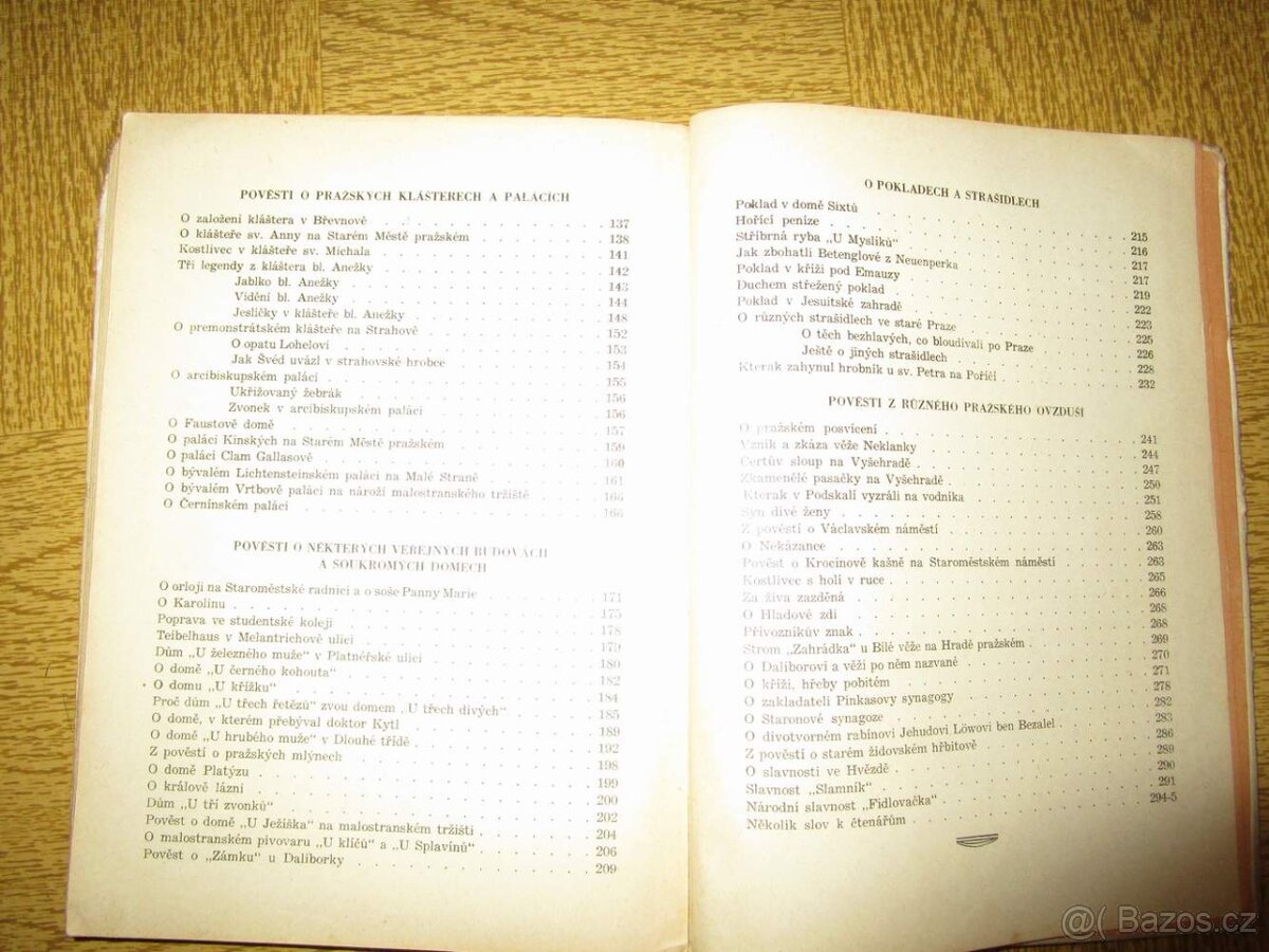 STAROPRAŽSKÉ POVĚSTI A LEGENDY druhé vydání 1947. J. Košnar. - 9