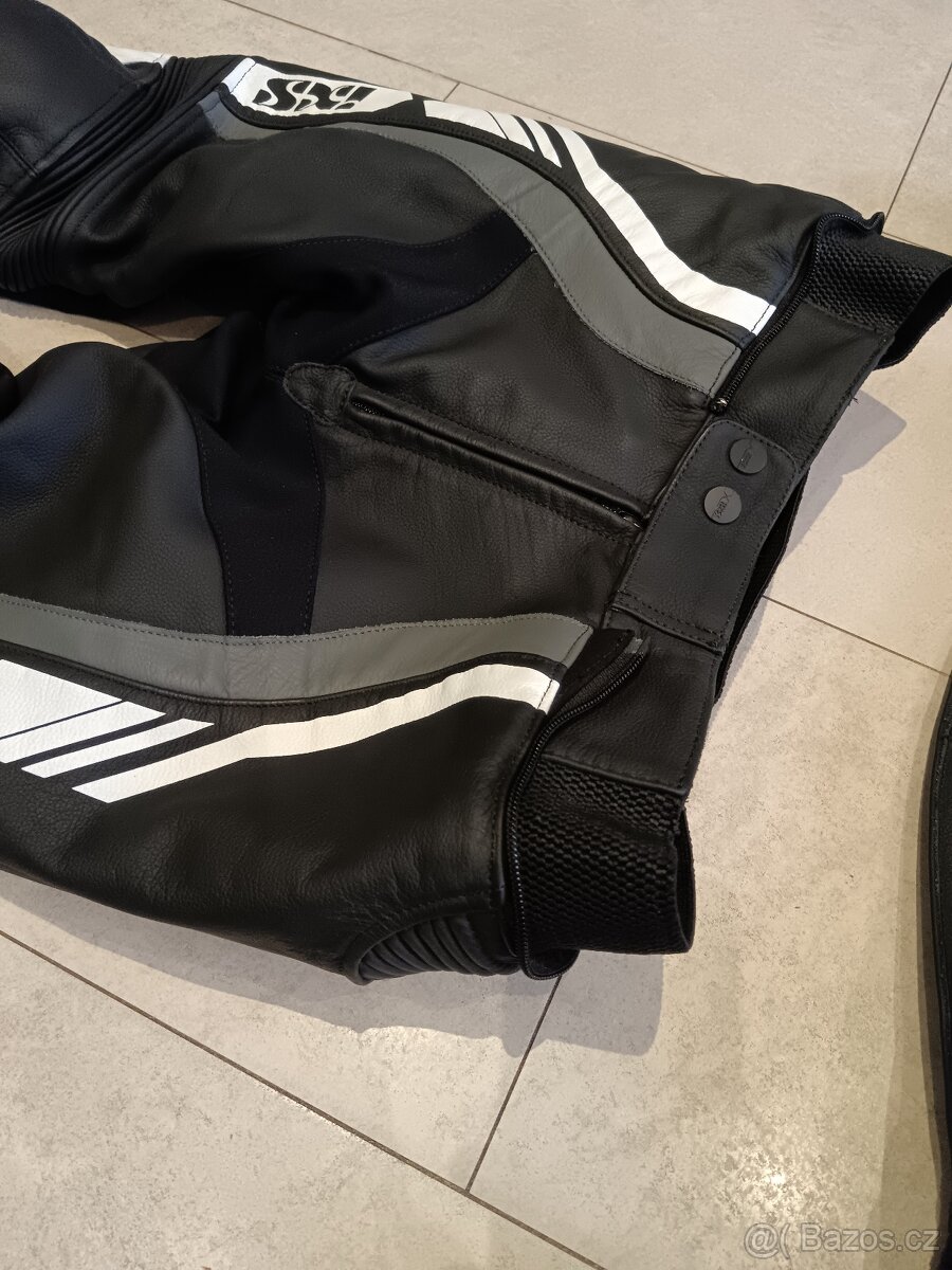 IXS RS 800-Pánská Dámská kožená moto kombinéza, zkrácená - 9