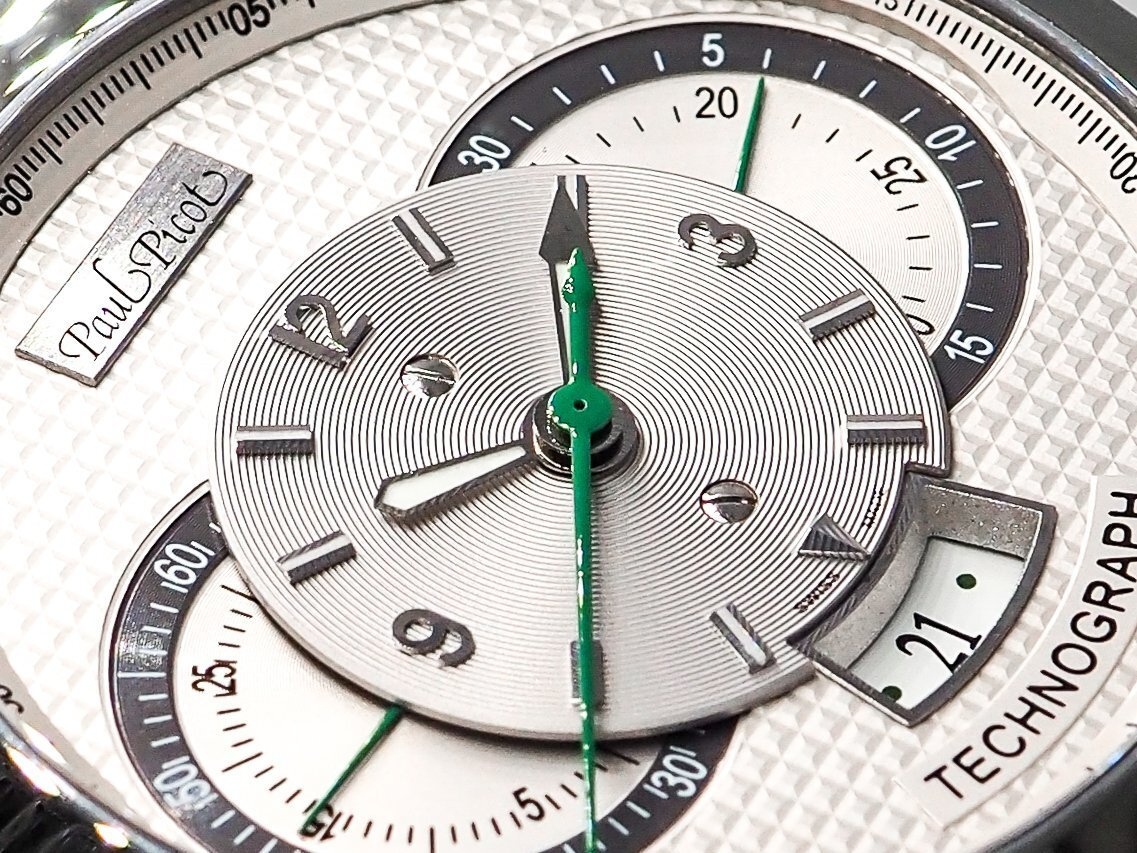 Paul Picot, model Technograph, originál hodinky / Netklé / - 9