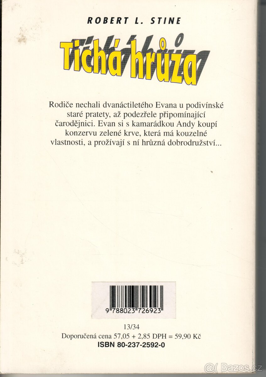 Knihy Edice Stopy hrůzy, Tichá hrůza - 9