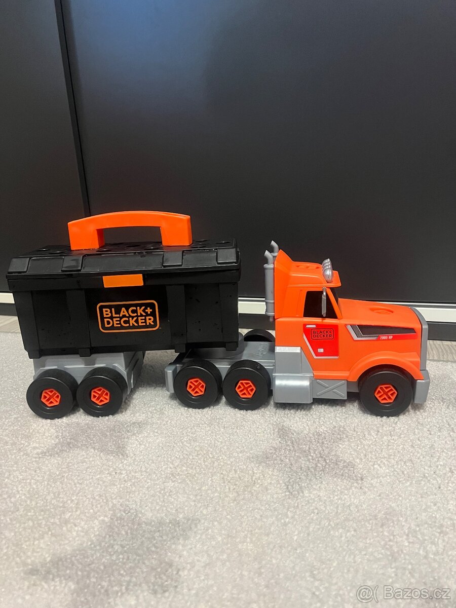 Dětský pracovní ponk Black + Decker, kamion s kufrem - 9