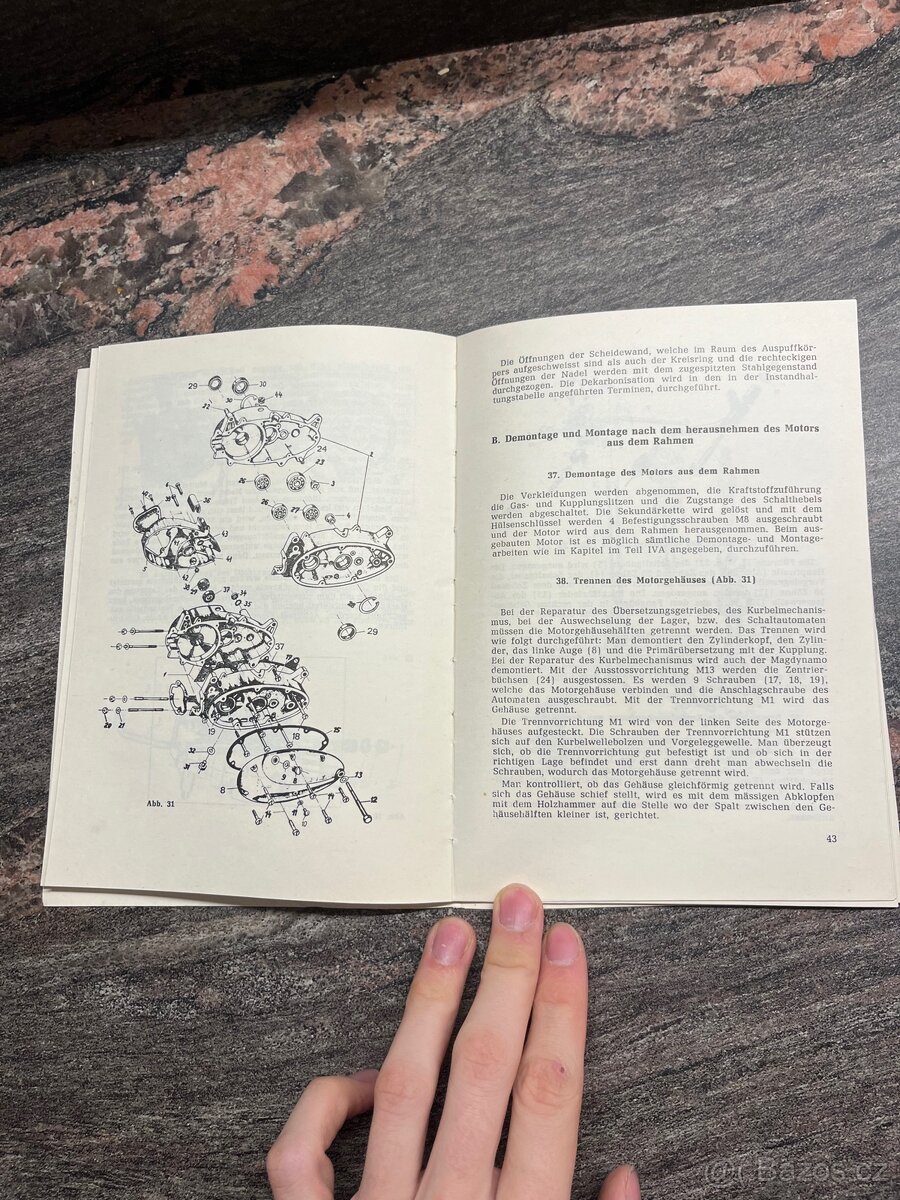 Katalog v Němčině Jawa pionýr/mustang - 9