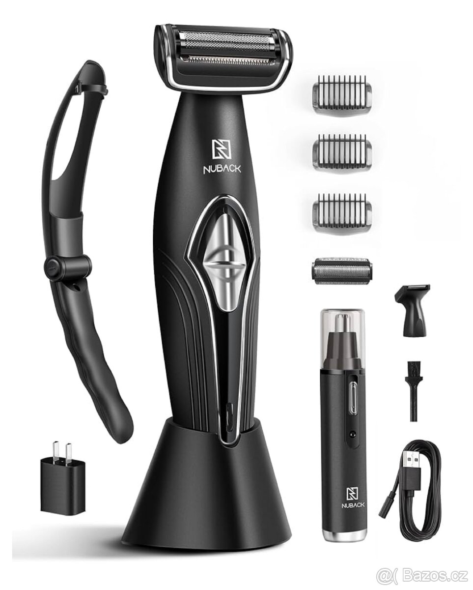 Holici strojek na zada a telo pro muze Nuback - 9