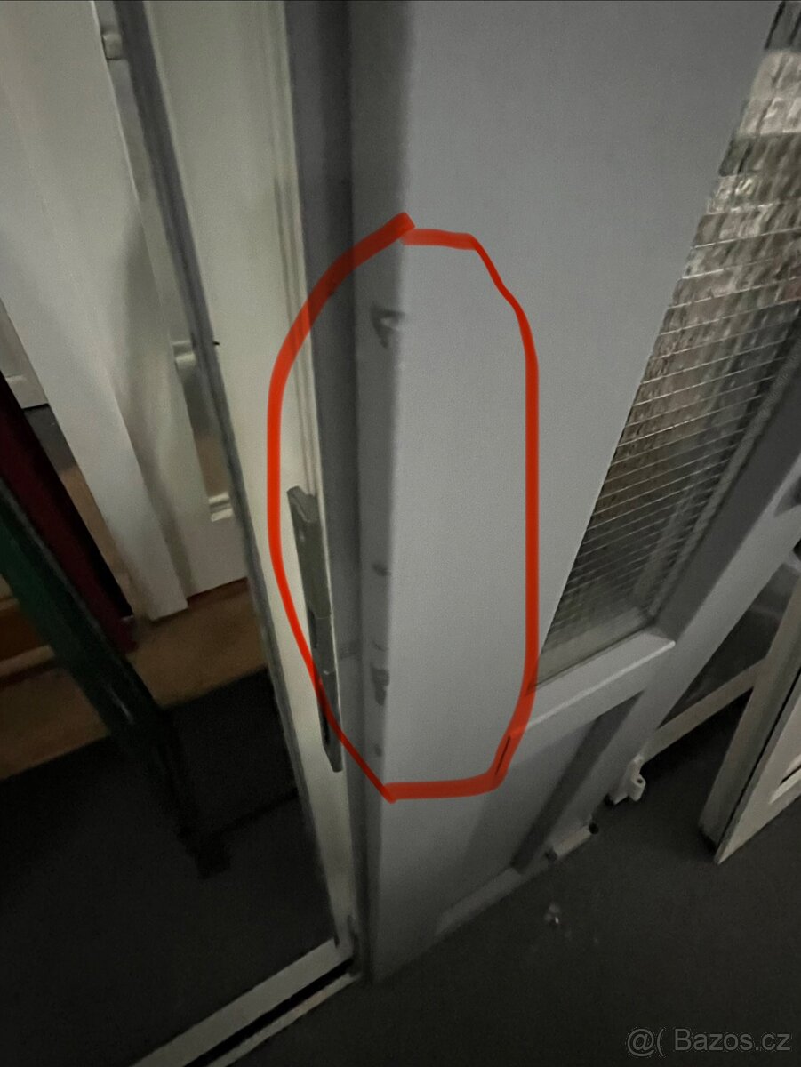 DVOUKŘÍDLÉ PLASTOVÉ DVEŘE SCHUCO SV.ANTHRAZIT 140x218-PLZEŇ - 9