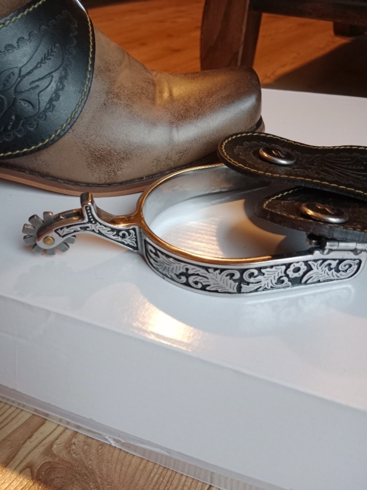 Kovbojské westernové ostruhy - 9