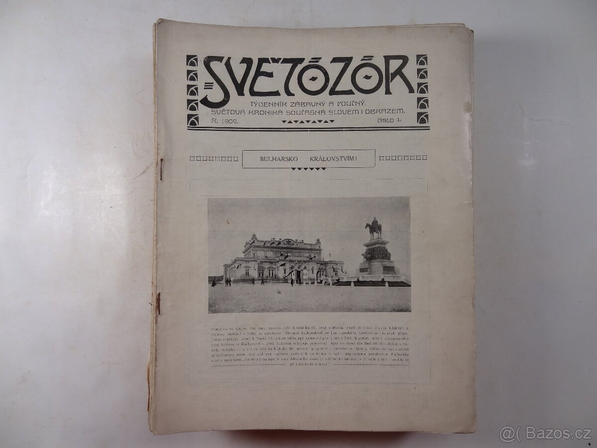 SVĚTOZOR Časopis. r.1907 26-52. r.1909 a t.d. - 9