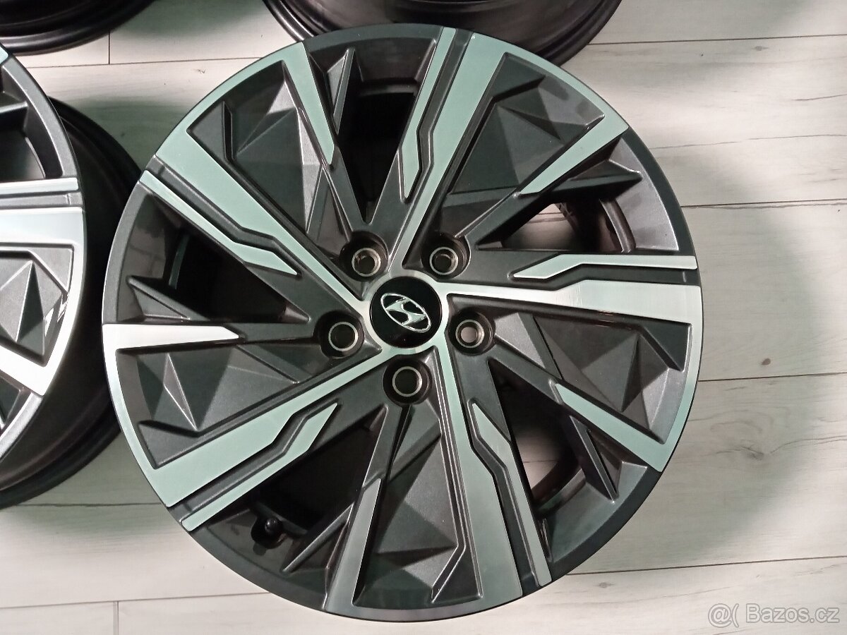 Originál ALU kola Hyundai Tucson R17 + čidla - 9