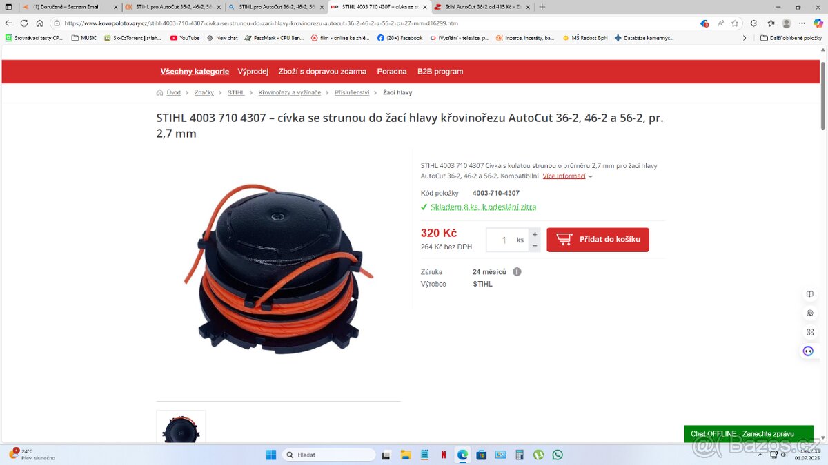 strunová cívka STIHL pro AutoCut 36-2, 46-2, 56-2 - 9