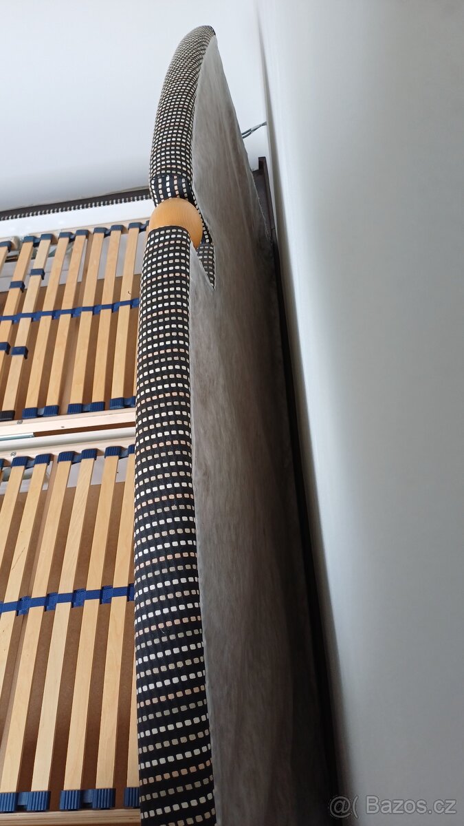 Postel BLANAŘ – čalouněné dvoulůžko korpus a čelo - 9
