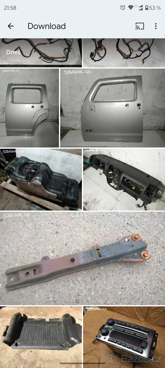 Hummer H3 r.v. 2006 /// 3,5 Vortec - soubor dílů - 9