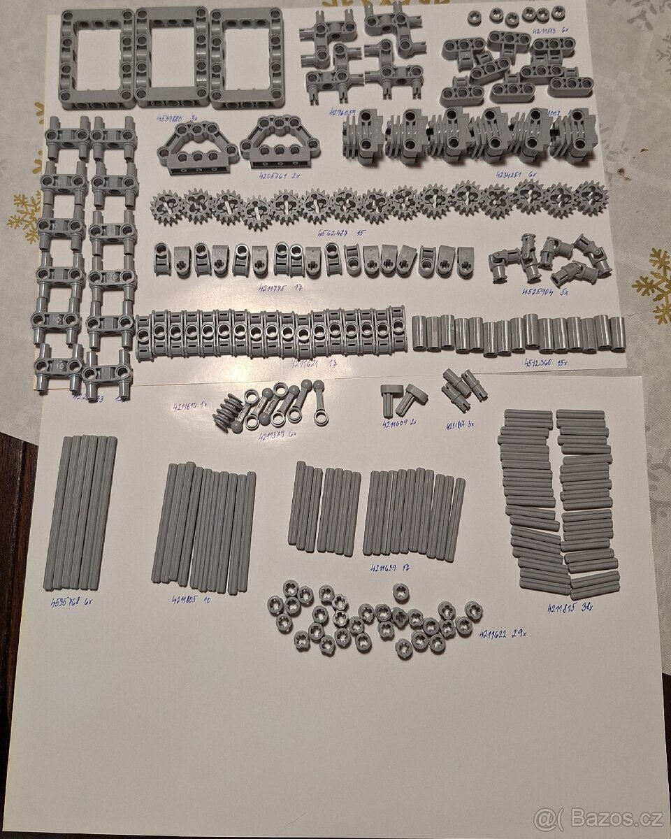 Velká Sada 3 stavebnic Lego technic: Nakladač+Traktor+Motor - 9