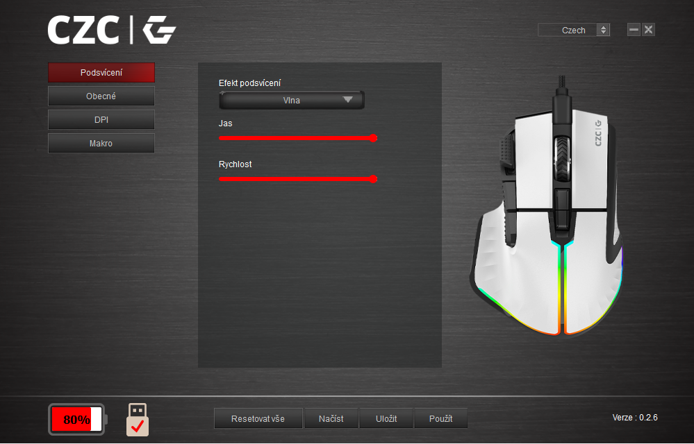 Herní myš CZC.Gaming Celestial, bezdrátová, záruka - 9