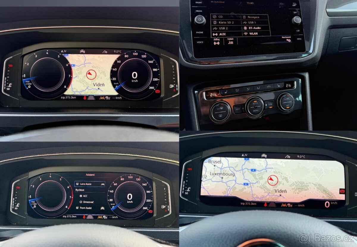 VW Tiguan 1.5TSi R-Line (virtual-tažné-19”-LED) 2020 - 9