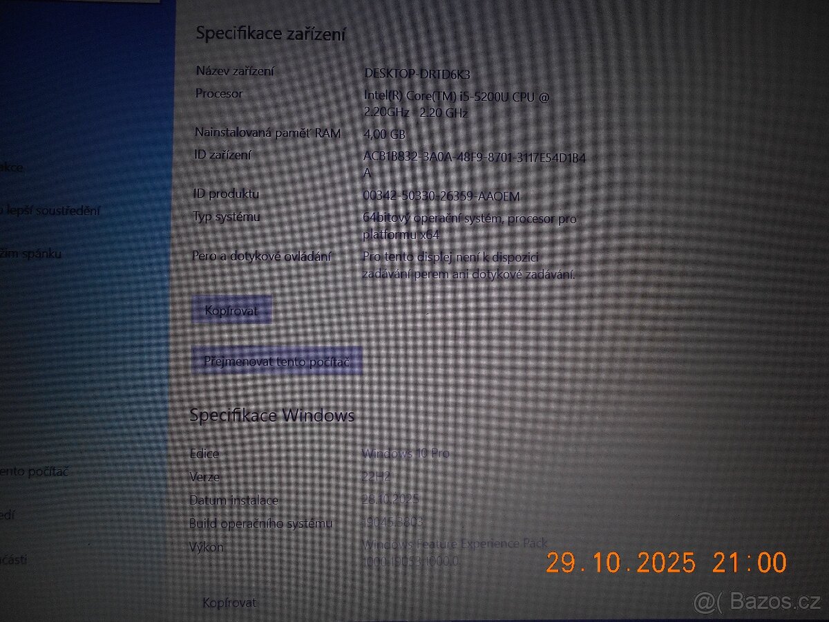 Notebook Lenovo E50- i5, 4GB RAM, 320GB HDD, GK 5500, DVDRW - 9