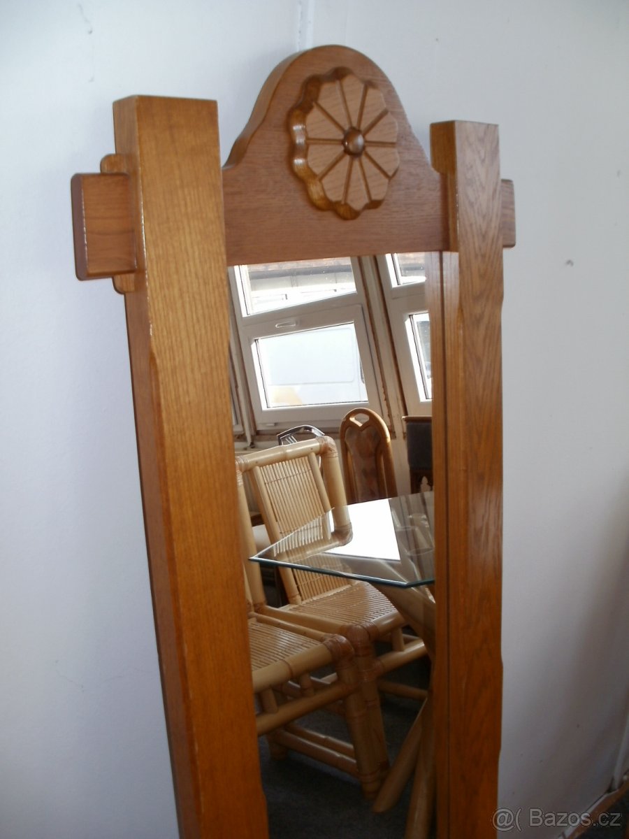 Závěsné rustikální zrcadlo. - 9