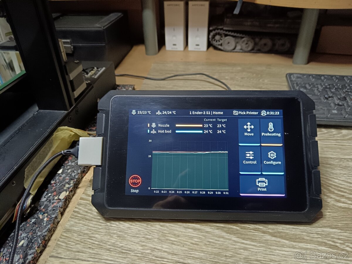 3D tiskarna Ender 3 S1+Sonic Pad - 9