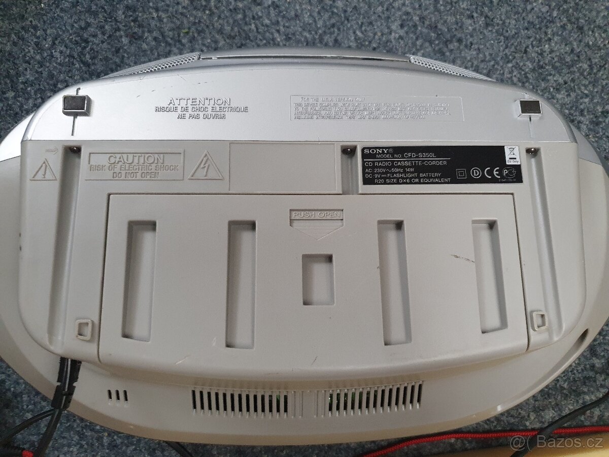 SONY CFD-S350L rádio/CD magnetofón - 9