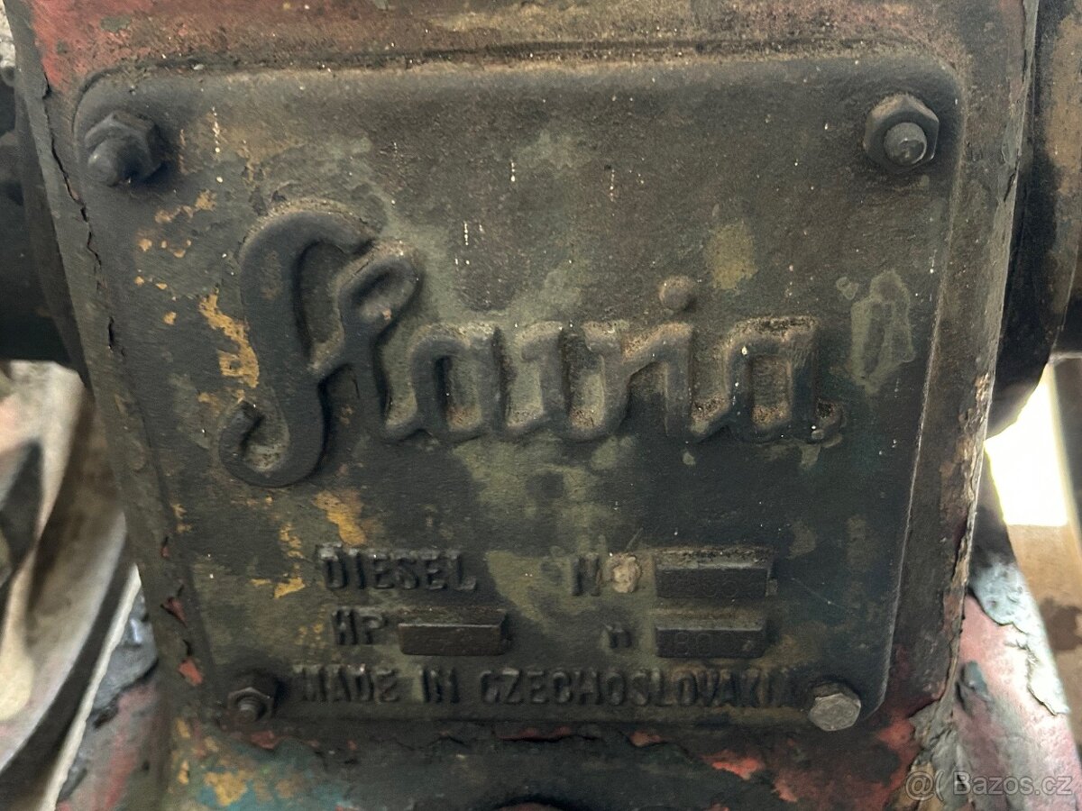 Stabilní motor SLAVIA DIESEL 8 koní - 9
