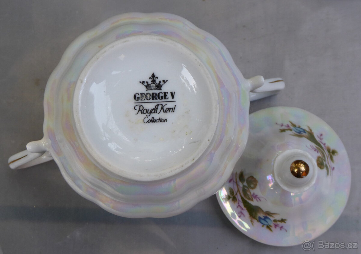 Broušené sklo košík BOHEMIA CRYSTAL a váza a další - 9