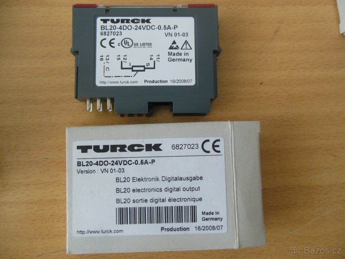 TURCK patice sokly a moduly karty. - 9