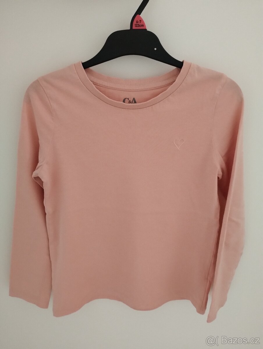 Dívčí trička s dlouhým rukávem č.122 - 9