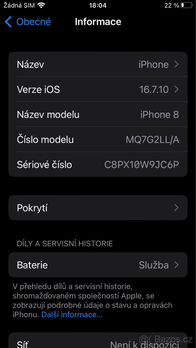 Apple iPhone 8 256 GB Silver - 9