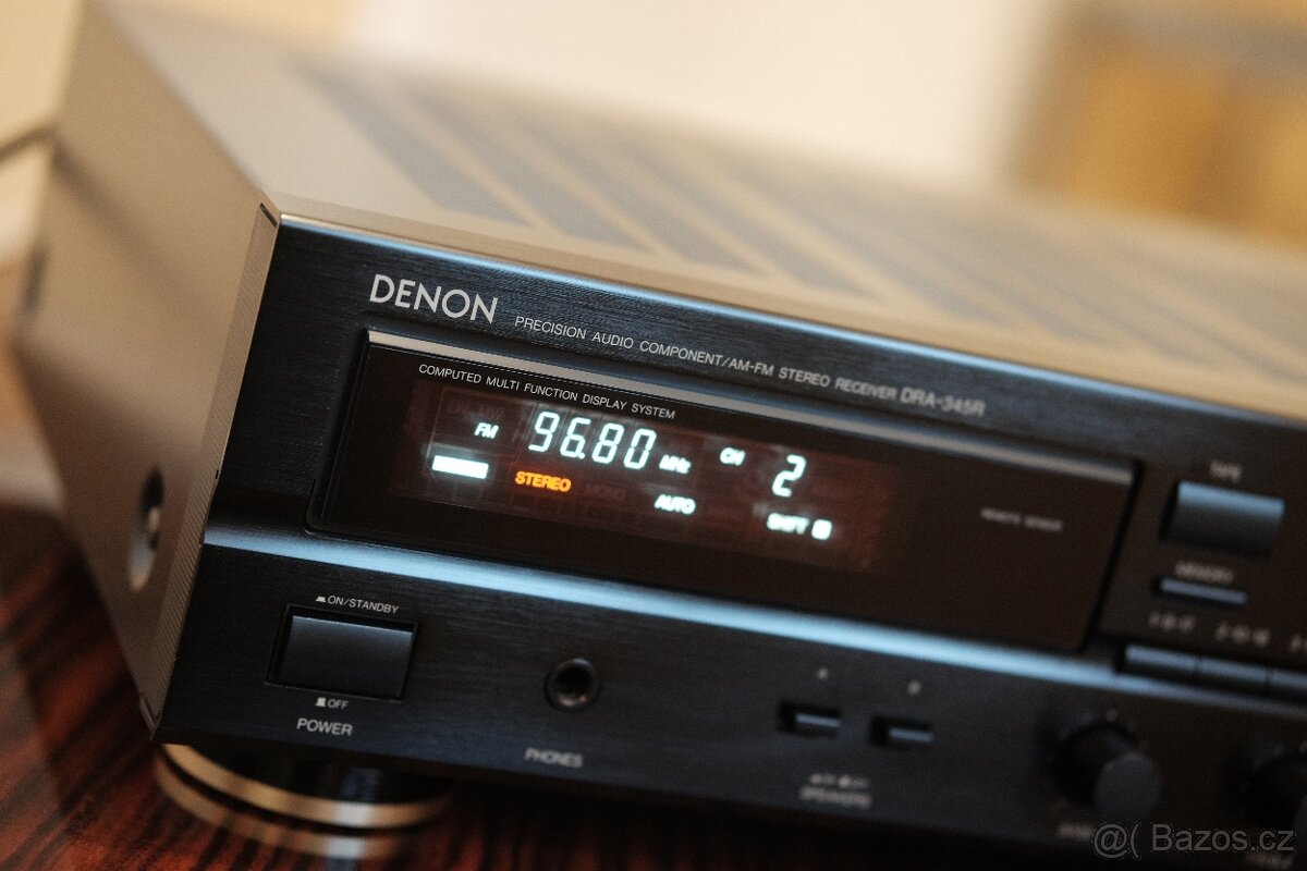 DENON - dra 345 - krasne zachovaly stereoreceiver s dalkou - 9