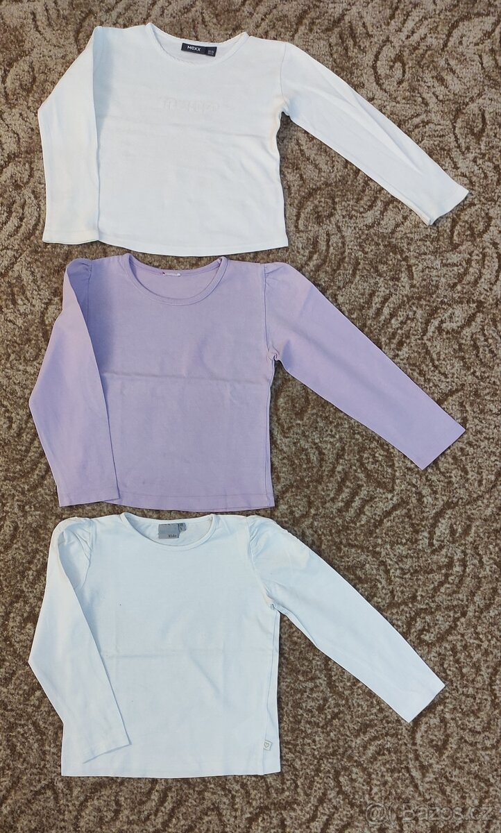 Dívčí trika dlouhý rukáv + košile - 9