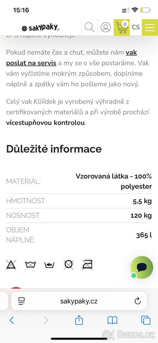 Sedací vak SakyPaky - 9