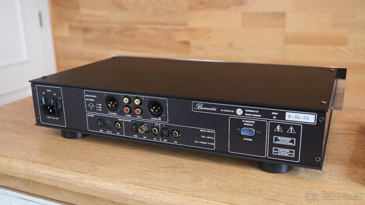 CD přehrávač / DAC Burmester 939 CDP - 9