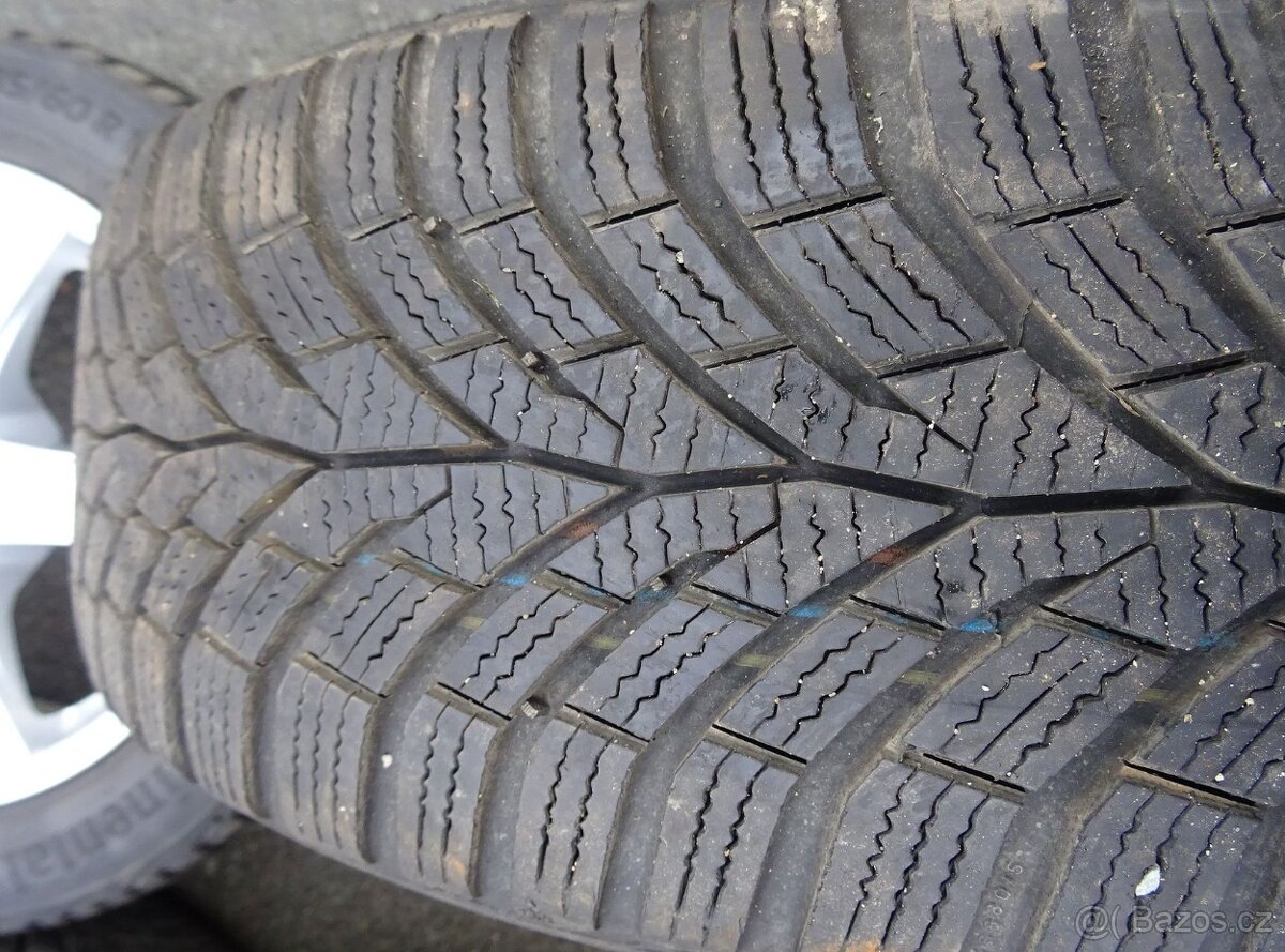 Alu disky na Škoda Fabia, 15", 5x100,ET 38, zimní sada - 9