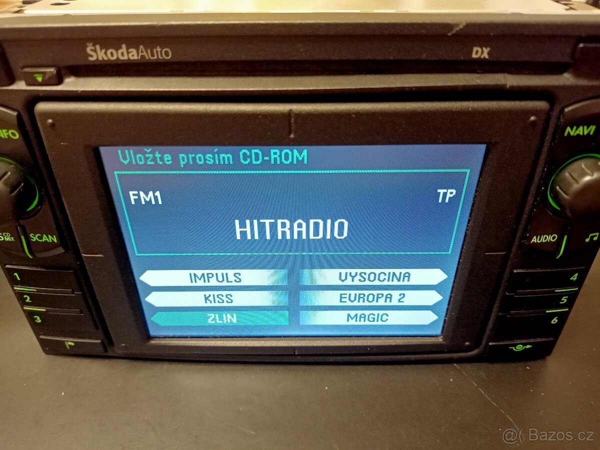 Autorádio Škoda MFD1 dx navigace - 9