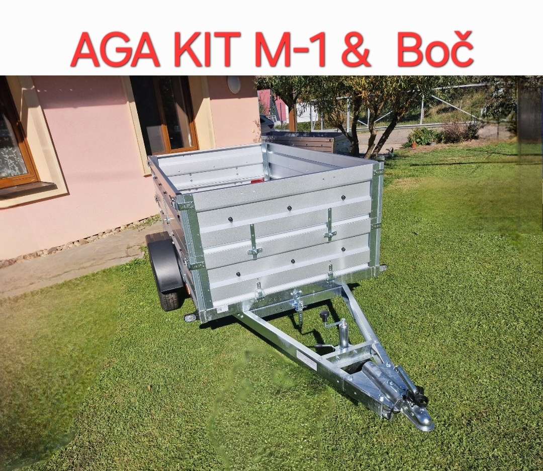 Přívěsný vozik AGA KIT M-1 Sklopný D-202,Š-123 - 9