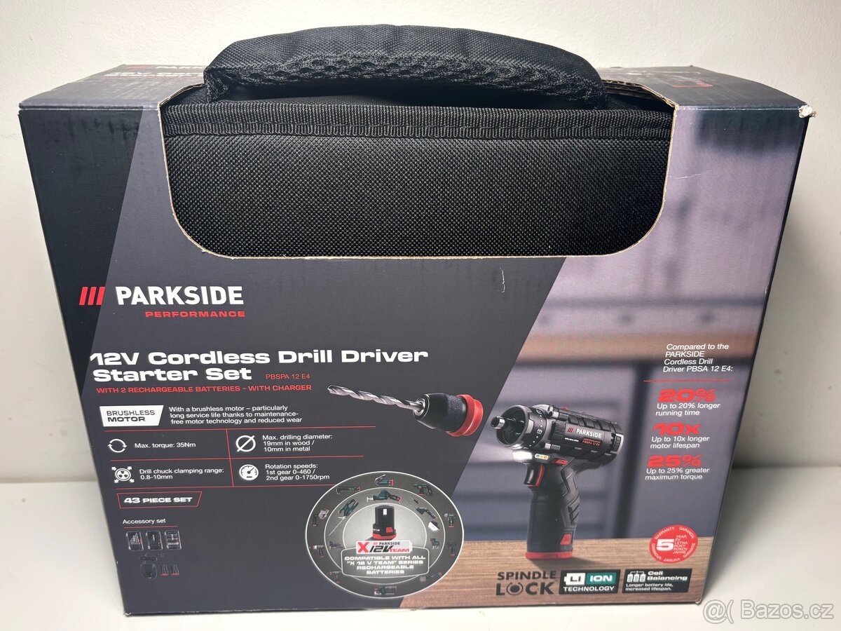 Nový aku šroubovák Parkside Performance PBSPA 12 E4 - 9