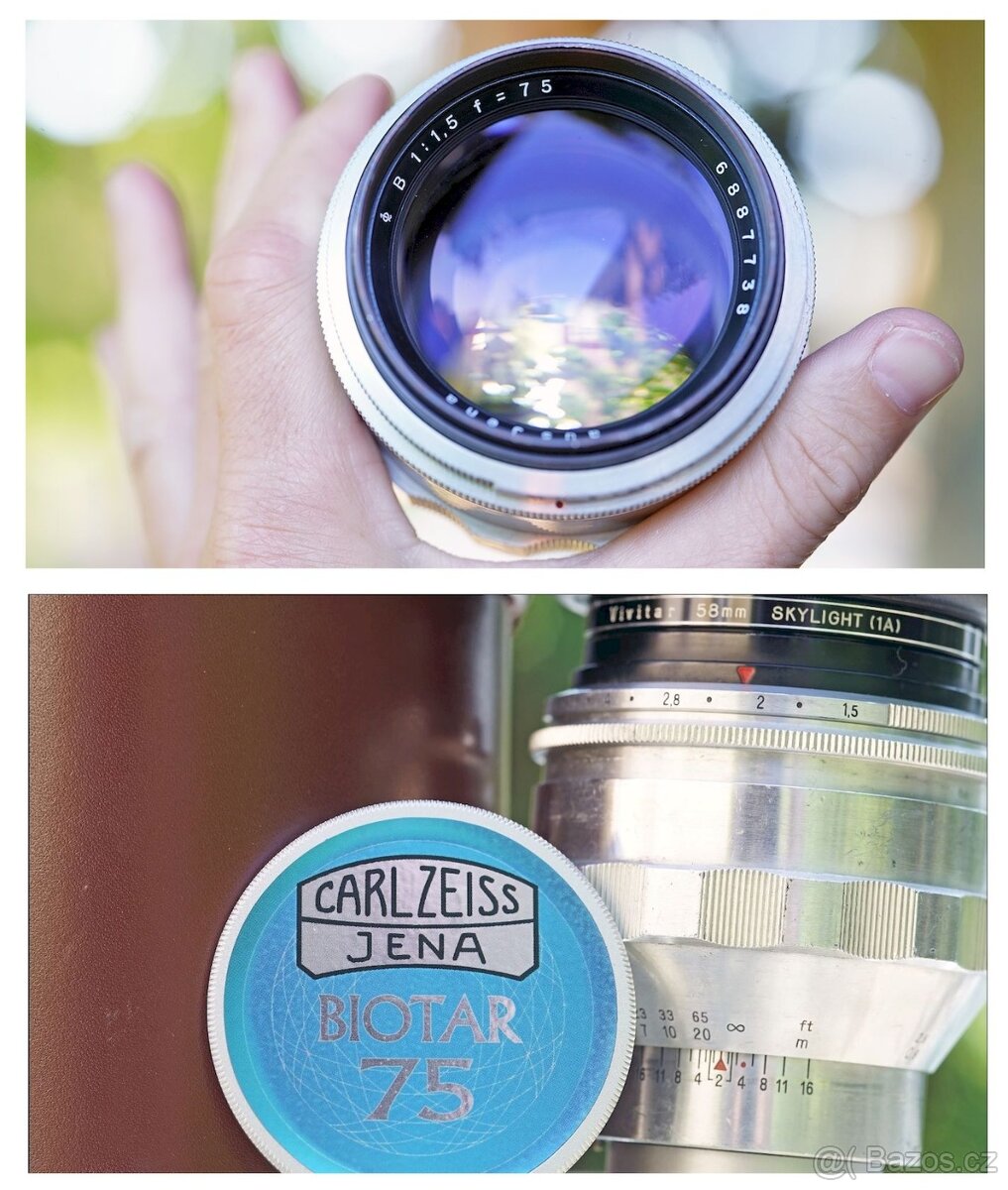 Carl Zeiss Jena Biotar 75mm f/1.5 Exakta Ver. 3, Servis 2025 - 9