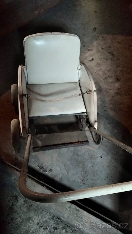 Starožitný kočár, retro kočárek; Stegner;sporták;pro panenky - 9
