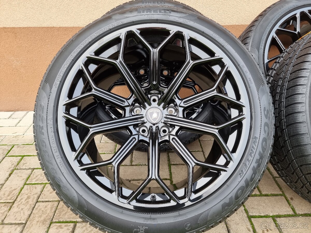 22″ 5×130 LAMBORGHINI URUS + PIRELLI zimné NEW - 9