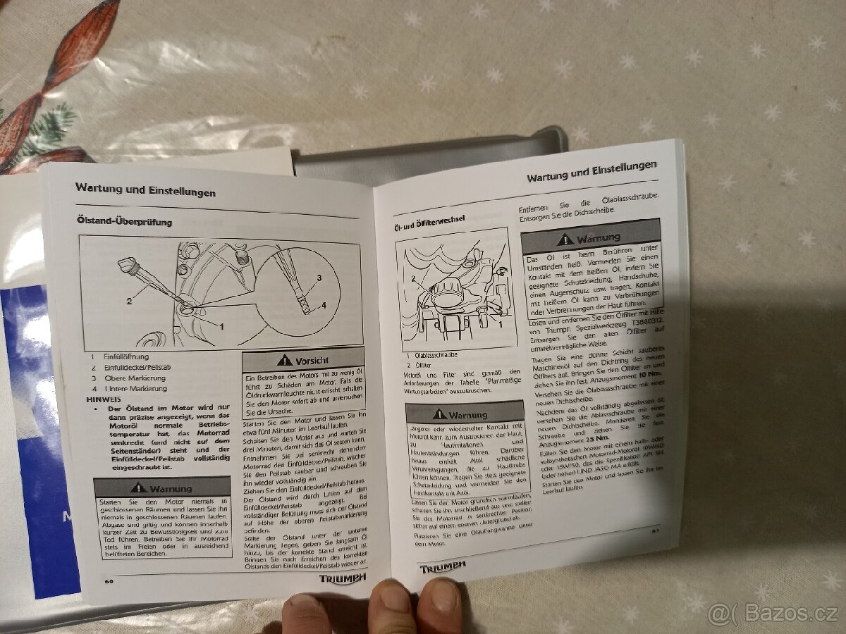 Triumph Tiger 1050 - Stupačka - Manuál - 9