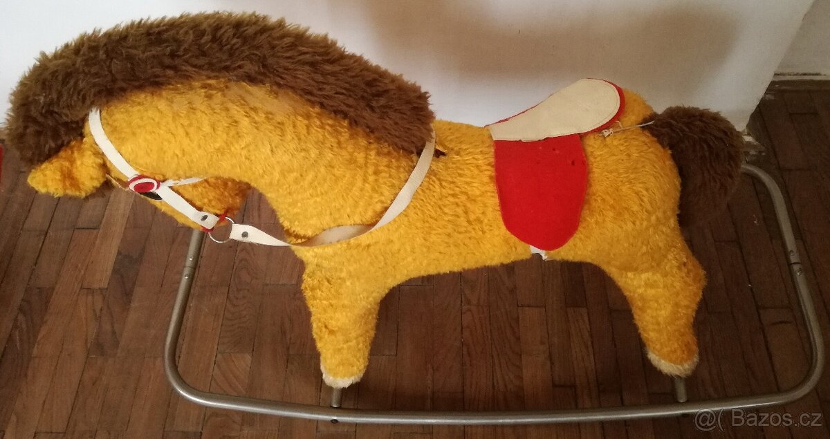 Kočárek, houpací kůň/koně - retro - 9