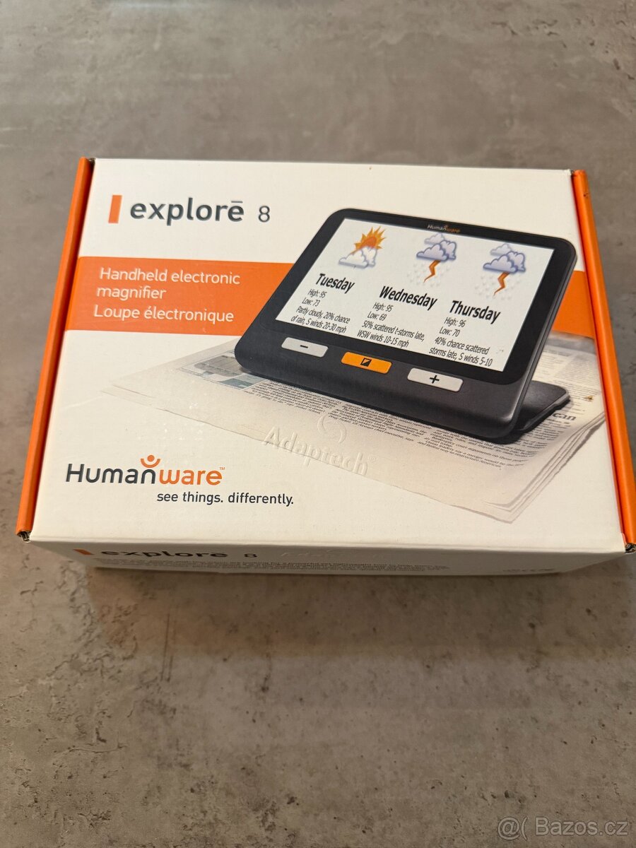 Elektronická čtecí lupa EXPLORE 8 2x30x TOP - 9