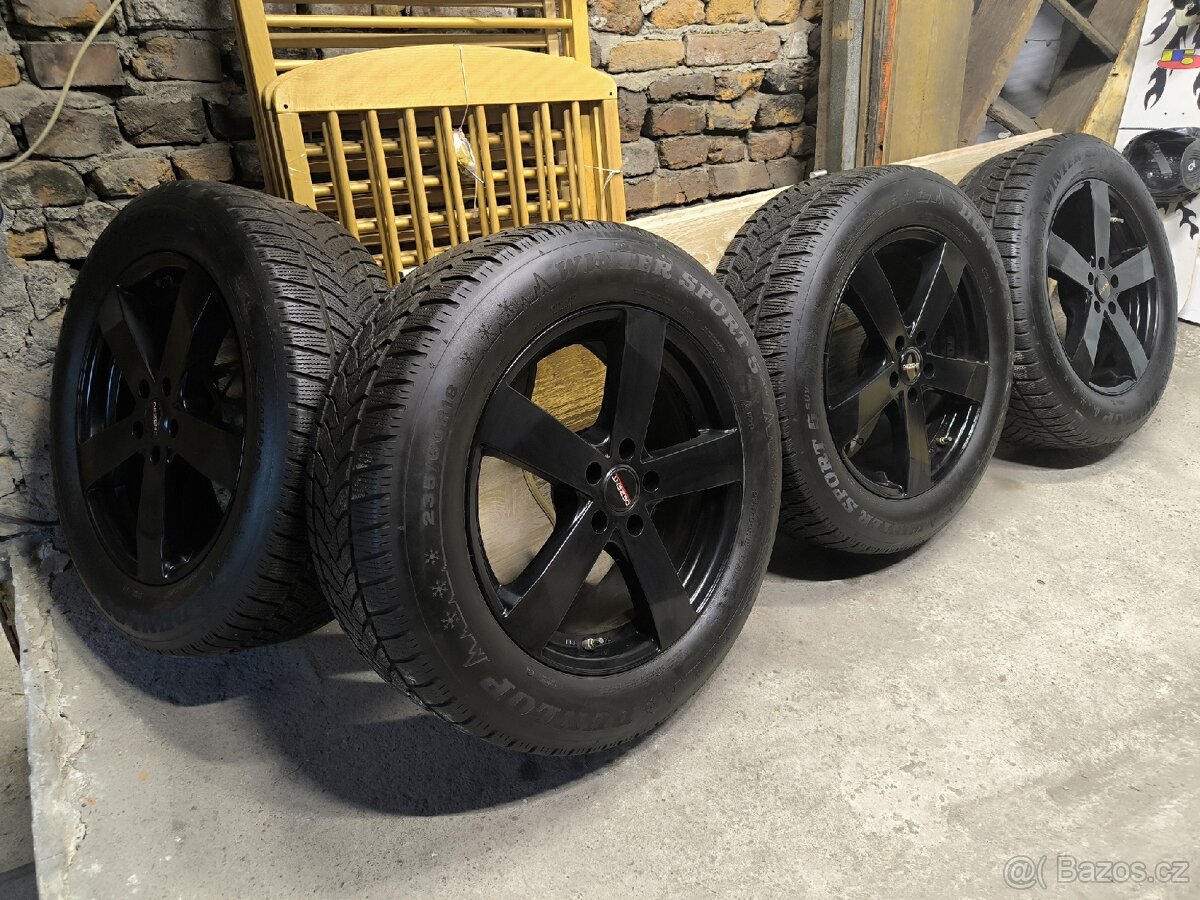 Alu kola MB GLC, Audi 5x112 r18 DEZENT,zim.pneu7m235/60/18 - 9