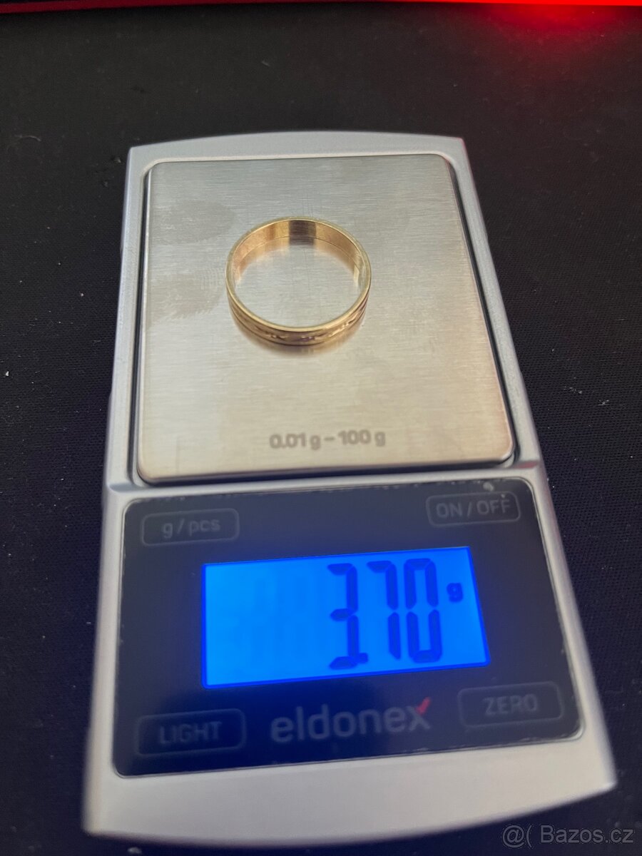 zlaté snubní prsteny – 14 karátů (585/1000) - 9