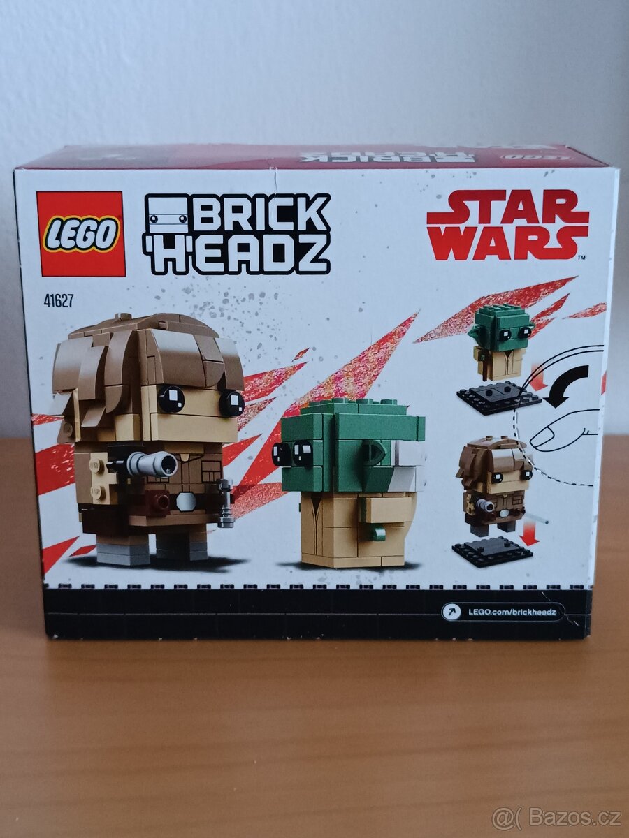 Lego BrickHeadz 41627 Luke Skywalker a Yoda - 9